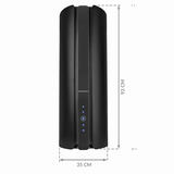 Berdsen BT-219 nosūcējs ar norādītiem izmēriem 35 cm platumā un 93 cm augstumā