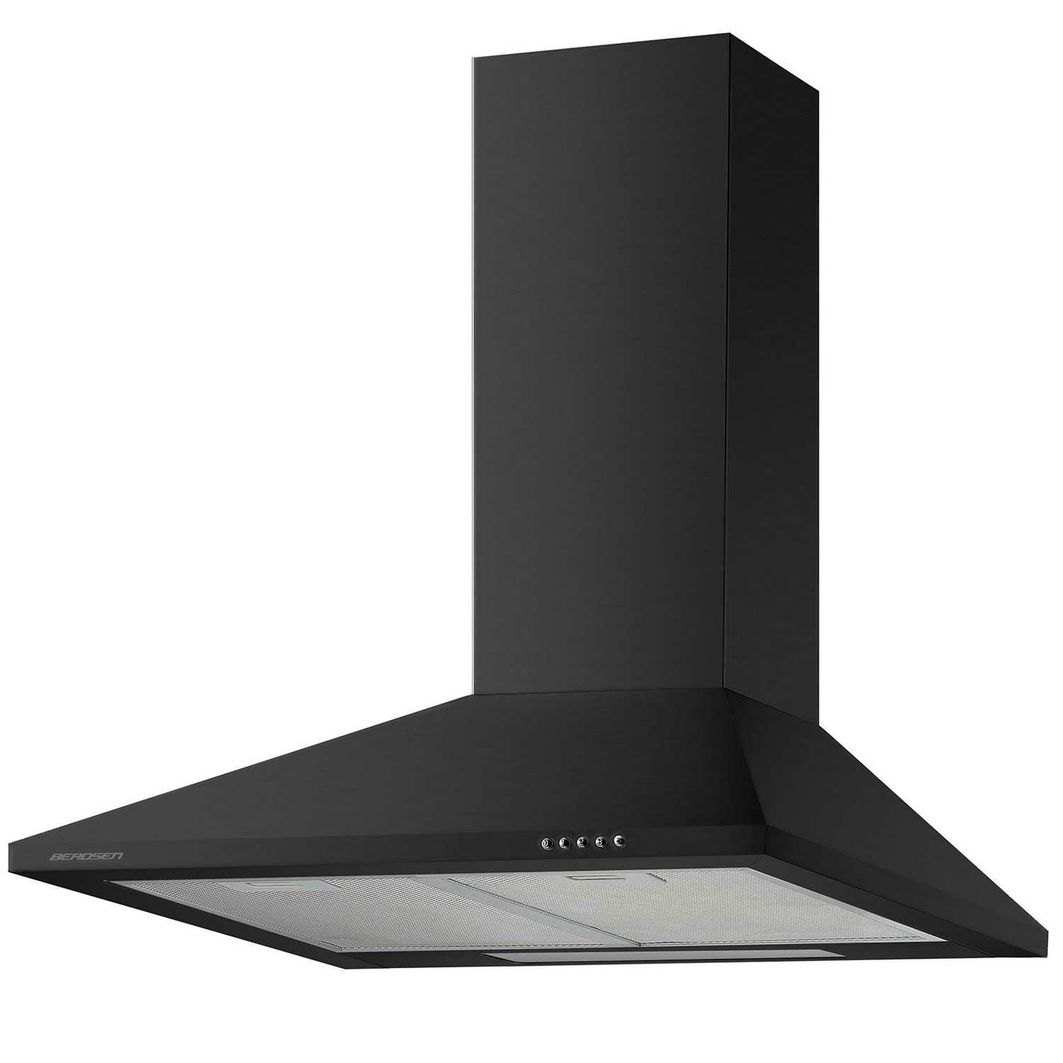 Virtuves nosūcējs Berdsen BT-214 60 cm melns – produkta galerijas skats, 2. pozīcija