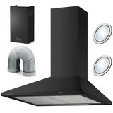 Virtuves nosūcējs Berdsen BT-214 60 cm melns – produkta kopskats