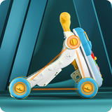 Ricokids stumjamā ritenīša tuvplāns ar bloķēšanas elementu un gumijas malu