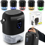 Berdsen BR-10B gaisa sausinātājs ar dažādu krāsu tvertnēm un iepakojumu saliktā produktu kolāžā