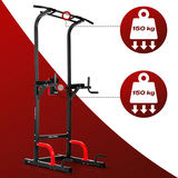 Brīvi stāvoša pievilkšanās un dipu stacija Neo-Sport Apex Tower, 150 kg – produkta galerijas skats, 11. pozīcija