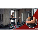 Brīvi stāvoša pievilkšanās un dipu stacija Neo-Sport Apex Tower, 150 kg – produkta galerijas skats, 10. pozīcija