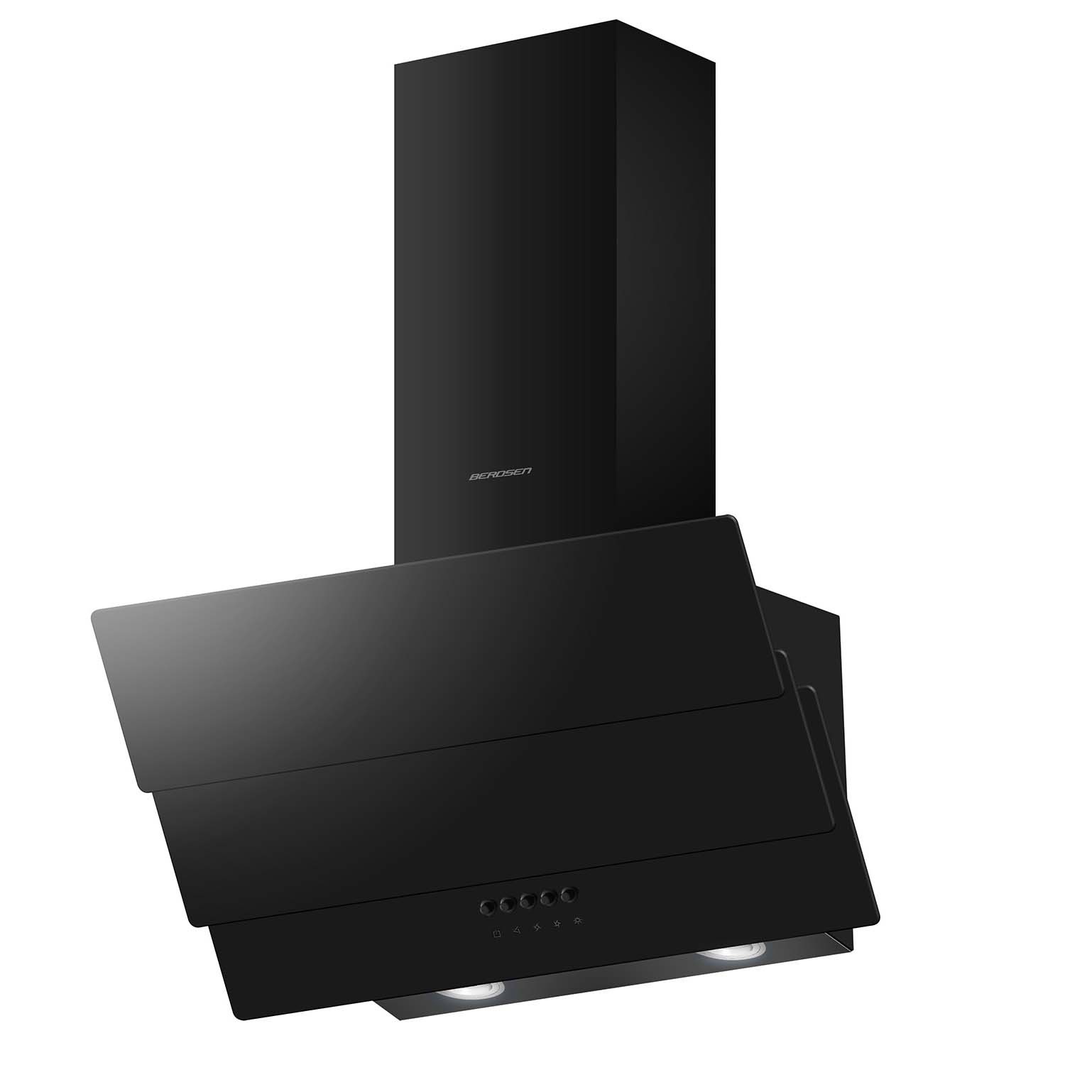 Virtuves nosūcējs Berdsen BT-212 60 cm, melns – produkta galerijas skats, 2. pozīcija