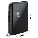 Berdsen BR-20 gaisa sausinātājs no sāna ar redzamu 36 cm augstumu un 24 cm pamatni