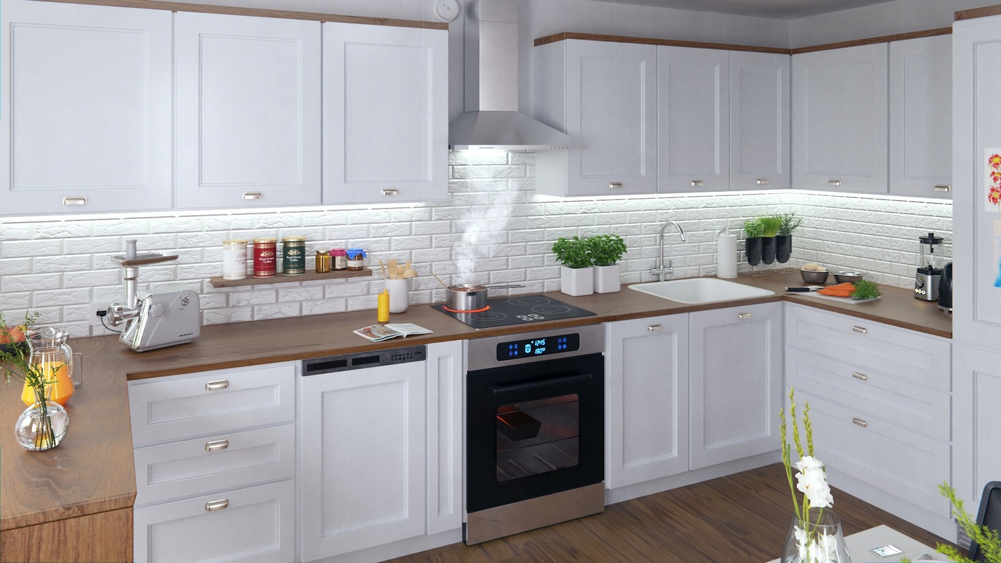 Berdsen BT-213 virtuves tvaika nosūcējs 60 cm, Inox – apraksta papildu skatījums 9