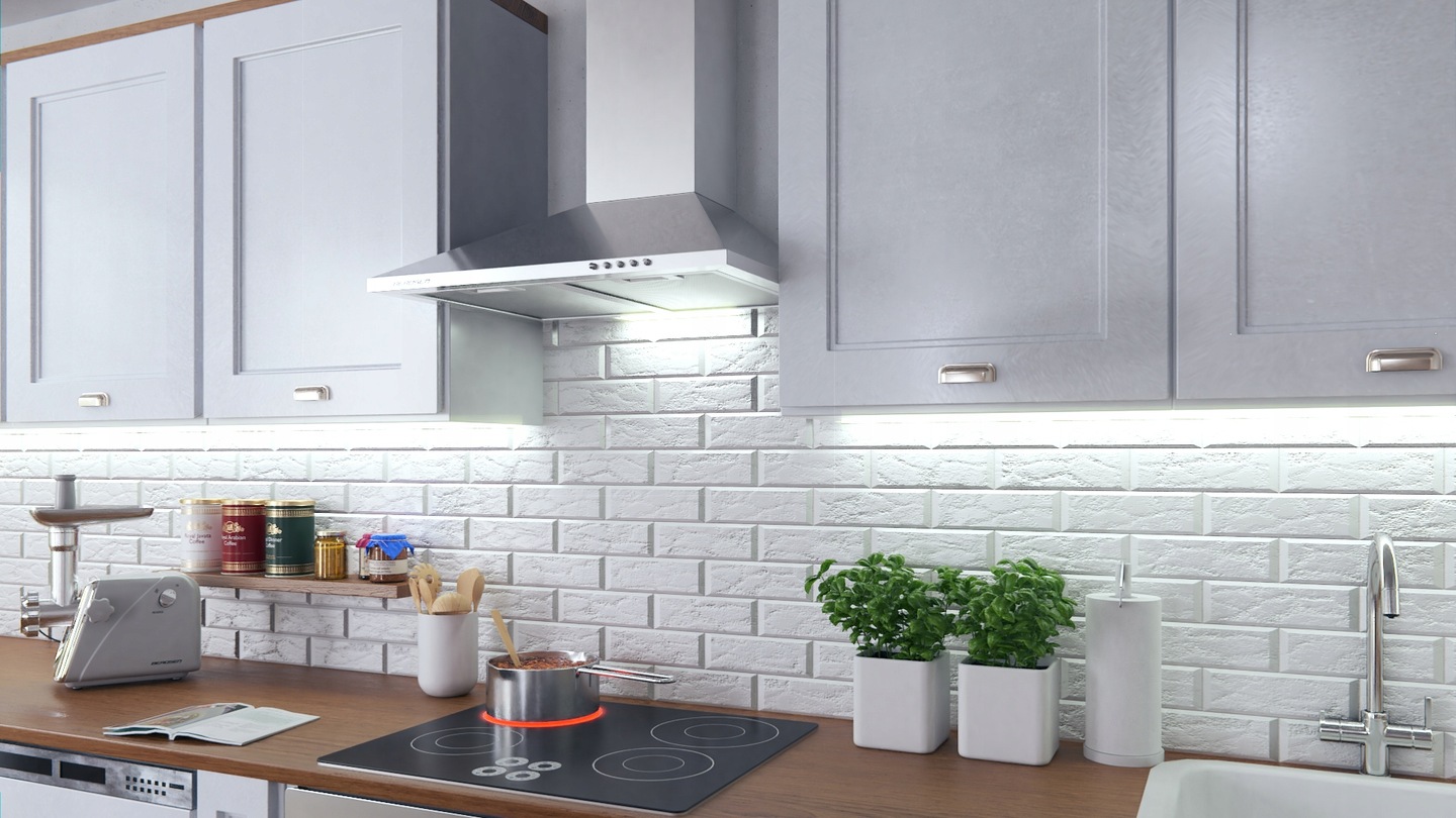 Berdsen BT-213 virtuves tvaika nosūcējs 60 cm, Inox – apraksta papildu skatījums 3