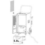 Rūpnieciskais gaisa sausinātājs Humberg HM-481 50 l/24 h – produkta galerijas skats, 7. pozīcija