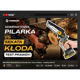 Humberg HM-421 video kopa ar griešanas ainu, zāģi un YouTube ekrānu