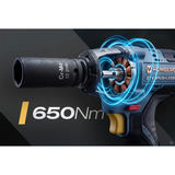 Akumulatora triecienatslēga Humberg HM-441 21 V 650 Nm – produkta galerijas skats, 4. pozīcija
