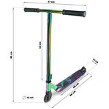 SOKE EVO Street izmēru ar 57 cm stūres platumu un 83 cm kopējo augstumu