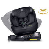 Nukido Aero Line autokrēsliņš, melns, 0–36 kg, ISOFIX – produkta galerijas skats, 3. pozīcija
