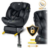 Nukido Aero Line autokrēsliņš, melns, 0–36 kg, ISOFIX – produkta galerijas skats, 10. pozīcija