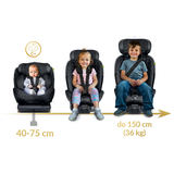 Nukido Aero Line autokrēsliņš, melns, 0–36 kg, ISOFIX – produkta galerijas skats, 9. pozīcija
