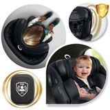 Nukido Aero Line autokrēsliņš, melns, 0–36 kg, ISOFIX – produkta galerijas skats, 7. pozīcija