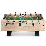 Neo-Sport NS-800 futbola galda priekšpuse ar spēlētājiem, rokturiem un punktu skaitītājiem