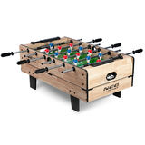 Neo-Sport NS-800 futbola galds ar spēlētāju figūriņām, metāla vadotnēm un vārtu atvērumu sānos