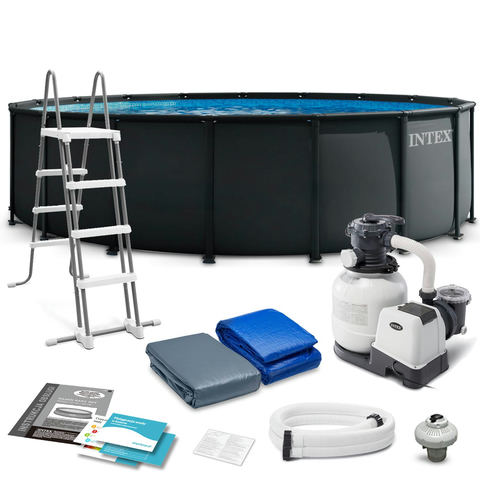 Dārza baseins ar rāmi 549 x 132 cm 11w1 Intex 26330ND