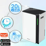 Gaisa sausinātājs ar 20 l/24 h un Tuya Smart norādēm