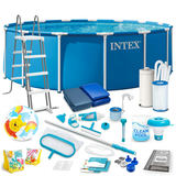 Dārza batuts ar rāmi 457 x 122 cm 21w1 INTEX 28242ND – produkta kopskats