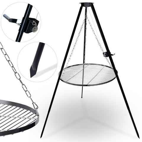 Grila statīvs ar ugunskura resti Berdsen BD-884, 80 cm