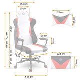 Gaming krēsls Sofotel Miss Fortune – produkta galerijas skats, 12. pozīcija