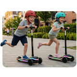 Trīsritenis-ķēdes skrejritenis Ricokids Leddi, melns – produkta galerijas skats, 5. pozīcija