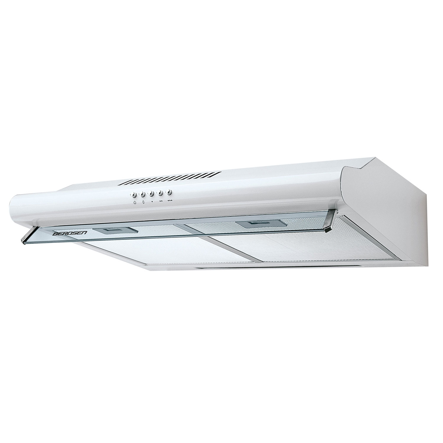 Virtuves tvaika nosūcējs zem skapja 60 cm Berdsen BE-10-A, balts – produkta galerijas skats, 2. pozīcija