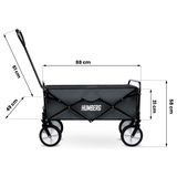 Saliekams transporta ratiņš 80 l HM-511 Humberg – produkta galerijas skats, 7. pozīcija