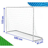 Pārvietojami futbola vārti 2 gab. 183 x 122 x 61 cm NS-485 Neo-Sport – produkta galerijas skats, 10. pozīcija