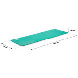 Neo-Sport vingrošanas paklājiņš ar izmēru marķējumu 183 cm, 60 cm un 1,5 cm
