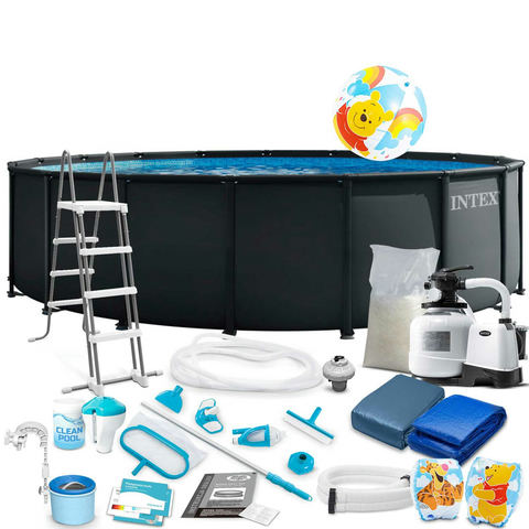 Intex dārza stelaža baseins 549 x 132 cm 21v1 26330NS