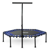 Fitnesa batuts Neo-Sport 127 cm ar rokturi, sešstūrains, zils – produkta galerijas skats, 5. pozīcija