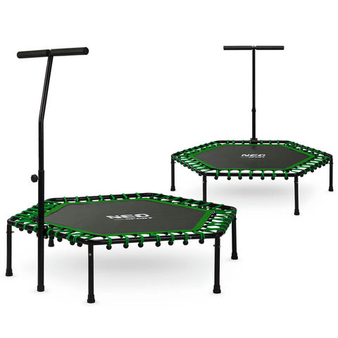 Fitness batuts Neo-Sport 127 cm, zaļš