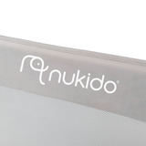Nukido gultas aizsargbarjera 150 x 66 x 35 cm, pelēka – produkta galerijas skats, 3. pozīcija