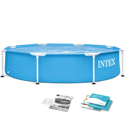 Intex dārza stelaža baseins 244 x 51 cm 5v1 28205