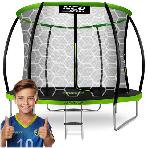 Dārza batuts 10ft/312 cm ar iekšējo tīklu Neo-Sport