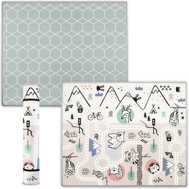 Nukido NK-342 izveltnis putu izglītojošais paklājiņš 180 x 150 x 1,5 cm – produkta kopskats