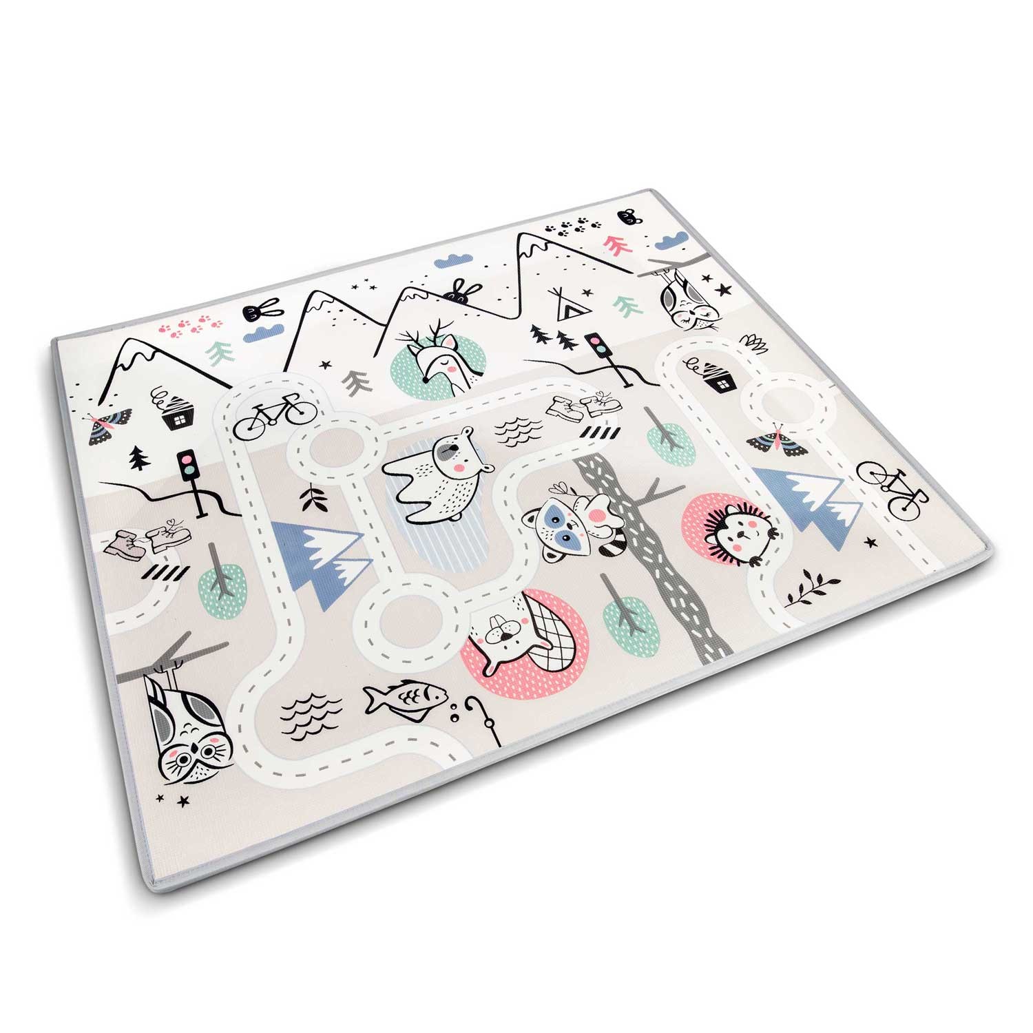Nukido NK-342 izveltnis putu izglītojošais paklājiņš 180 x 150 x 1,5 cm – produkta galerijas skats, 2. pozīcija
