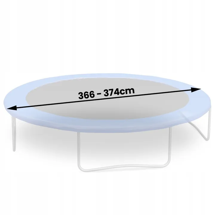 Batuta mata ar 366–374 cm izmēra marķējumu uz uzstādīta rāmja