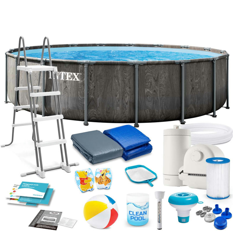 Dārza baseins ar stāvu rāmi 549 x 122 cm 18w1 INTEX 26744ND – produkta kopskats