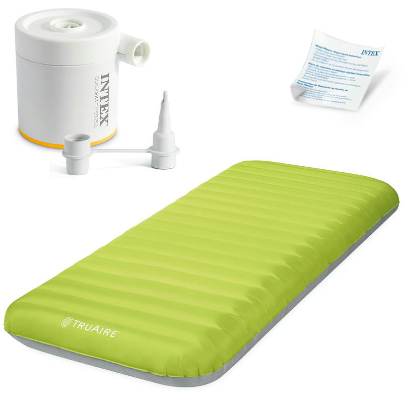 Piepūšamais matracis 191x76x17 cm ar elektrisko pumpi INTEX 64097 – produkta kopskats