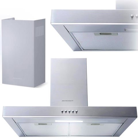 Virtuves tvaika nosūcējs 60 cm Berdsen BE-60A-T1 INOX