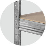Metāla noliktavas plaukts komplekts 2 gab. 174 x 80 x 40 cm Plonos PL-701 – produkta galerijas skats, 7. pozīcija