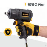 Pneimatiskais triecienatslēga Humberg HM-261, 1/2", 1560 Nm – produkta galerijas skats, 7. pozīcija