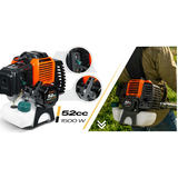 Benzīna krūmgriezis Humberg HM-613 55cc, 52 cm³ – produkta galerijas skats, 11. pozīcija