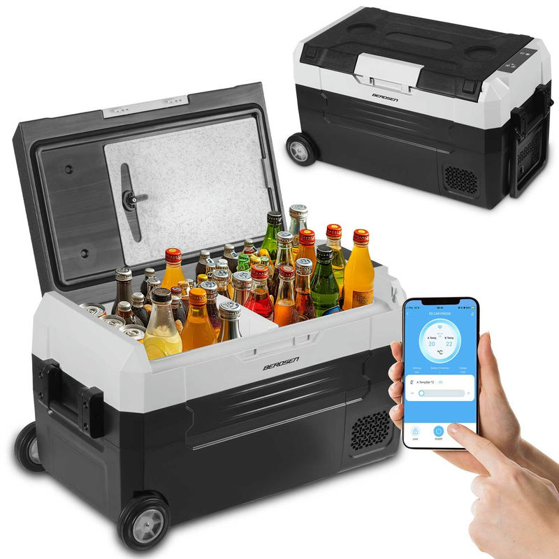 Kompresora ceļojumu ledusskapis Icemax 400 Berdsen 32 litri, melns – produkta kopskats