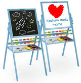 Magnētiskā krīta tāfele Ricokids rotējoša zila – produkta galerijas skats, 12. pozīcija