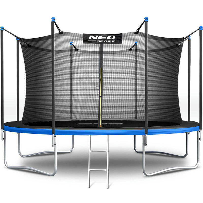 Dārza batuts Neo-Sport 435 cm ar iekšējo tīklu un kāpnēm – produkta kopskats