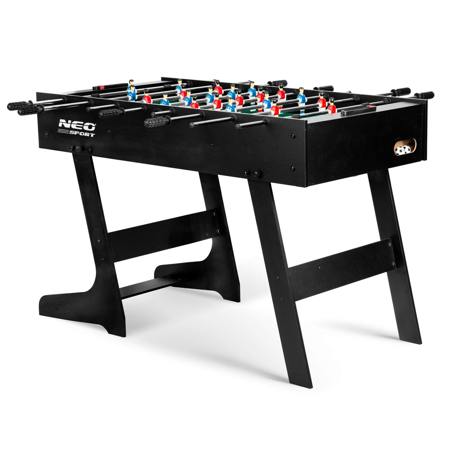 Neo-Sport galda futbols NS-803, melns, 121 x 61 x 80 cm – produkta galerijas skats, 2. pozīcija